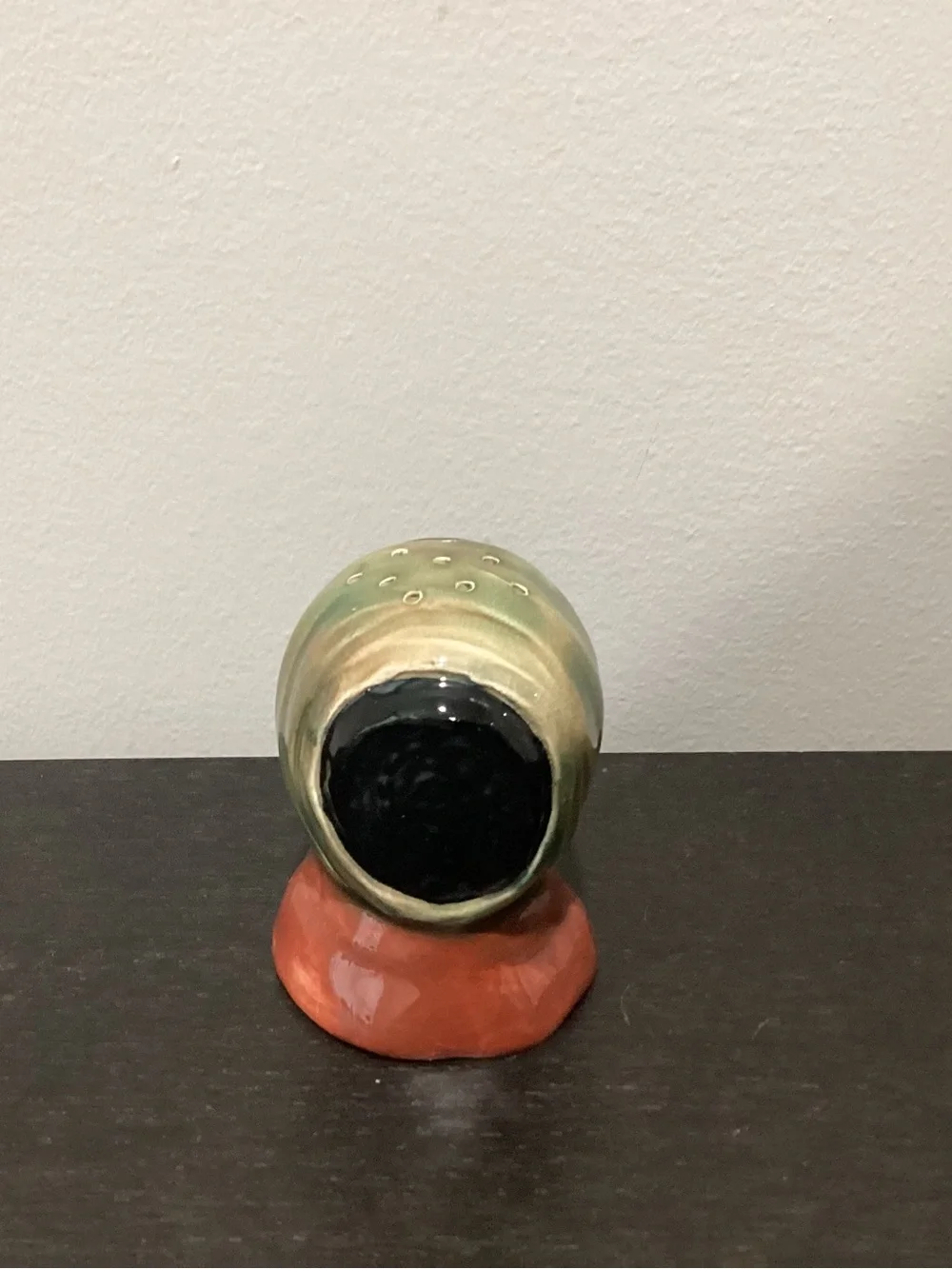 Vtg. Ceramic Sai Rey Gamp featuring the Charles Dickens character pepper shaker